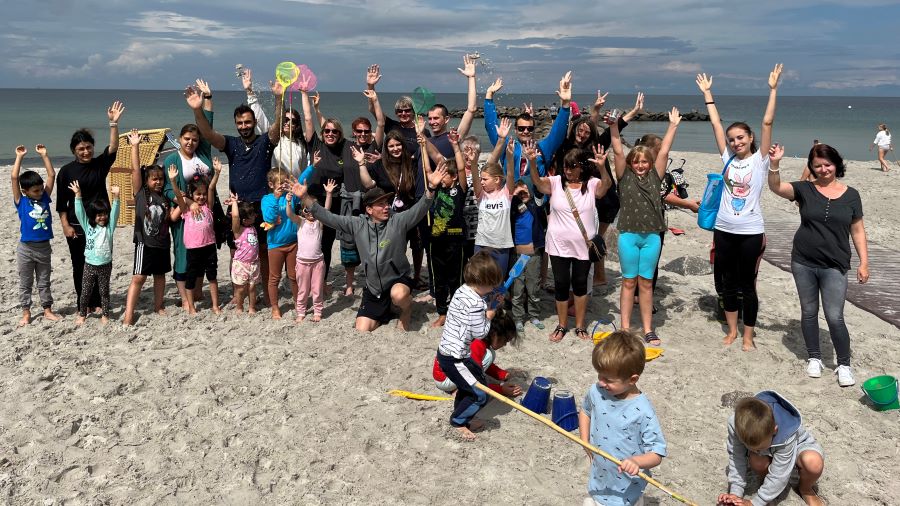 Urlaub ohne Koffer für Familien: auch ein Ausflug an die Ostsee stand auf dem Programm. | Foto: Caritas