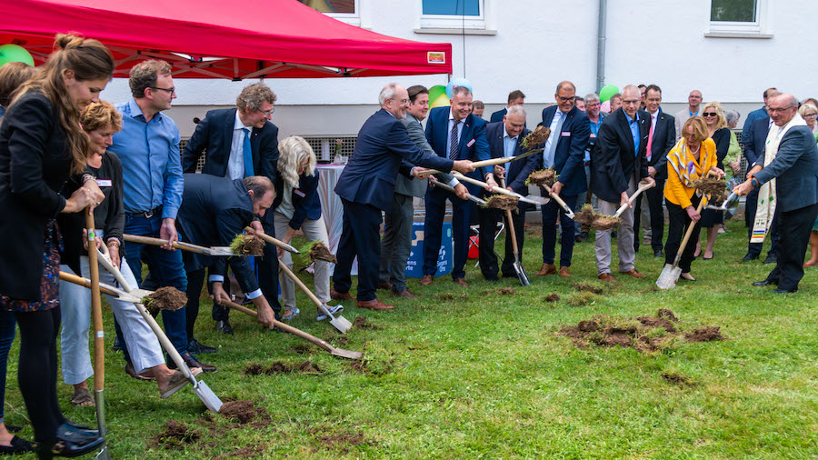 Symbolischer Spatenstich für den Inklusiven Campus in Duderstadt. | Foto: Korbinian Regenhardt