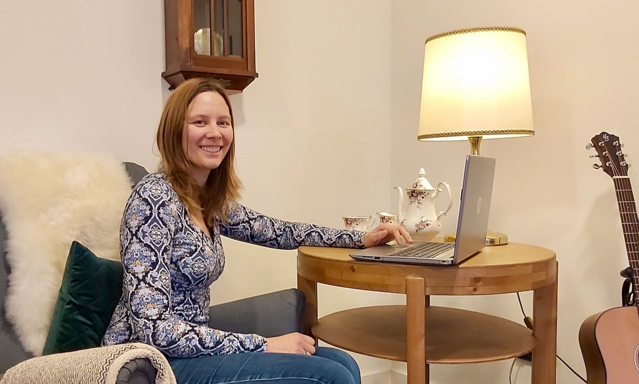 Anika Linke freut sich auf den ersten digitalen Elterntreff in Duderstadt am 11. März. | Foto: Lubojanski / Caritas