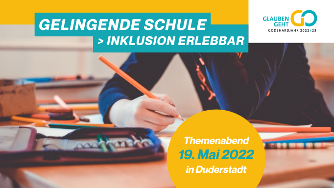 Einen hybriden Themenabend zu Inklusion in der Schule mit dem Titel „Was braucht es für ein gelingendes Schulsystem in der Modellkommune Duderstadt?“ veranstalten die Caritas Südniedersachsen und die Vinzenz von Paul Schule gemeinsam mit der Lebenshilfe Eichsfeld und der Stadt Duderstadt am Donnerstag, 19. Mai, ab 19 Uhr, in der Heinz-Sielmann-Realschule (Auf der Klappe 39).