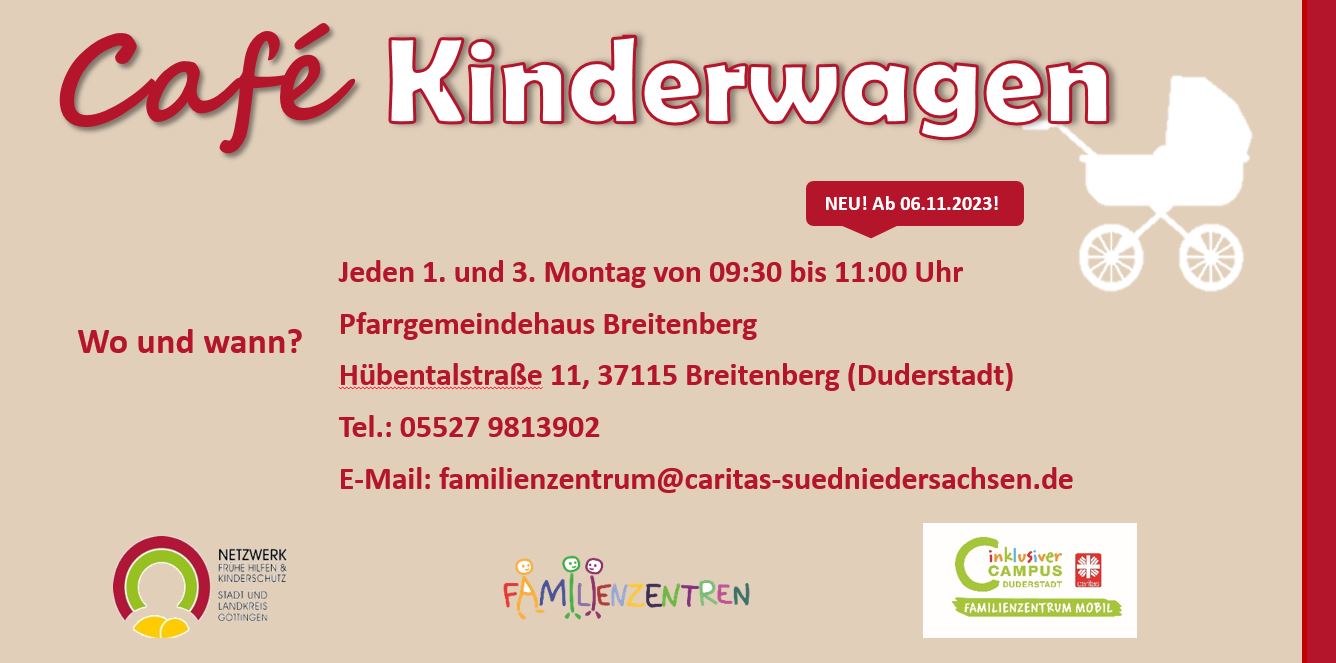 Einladung Café Kinderwagen Breitenberg