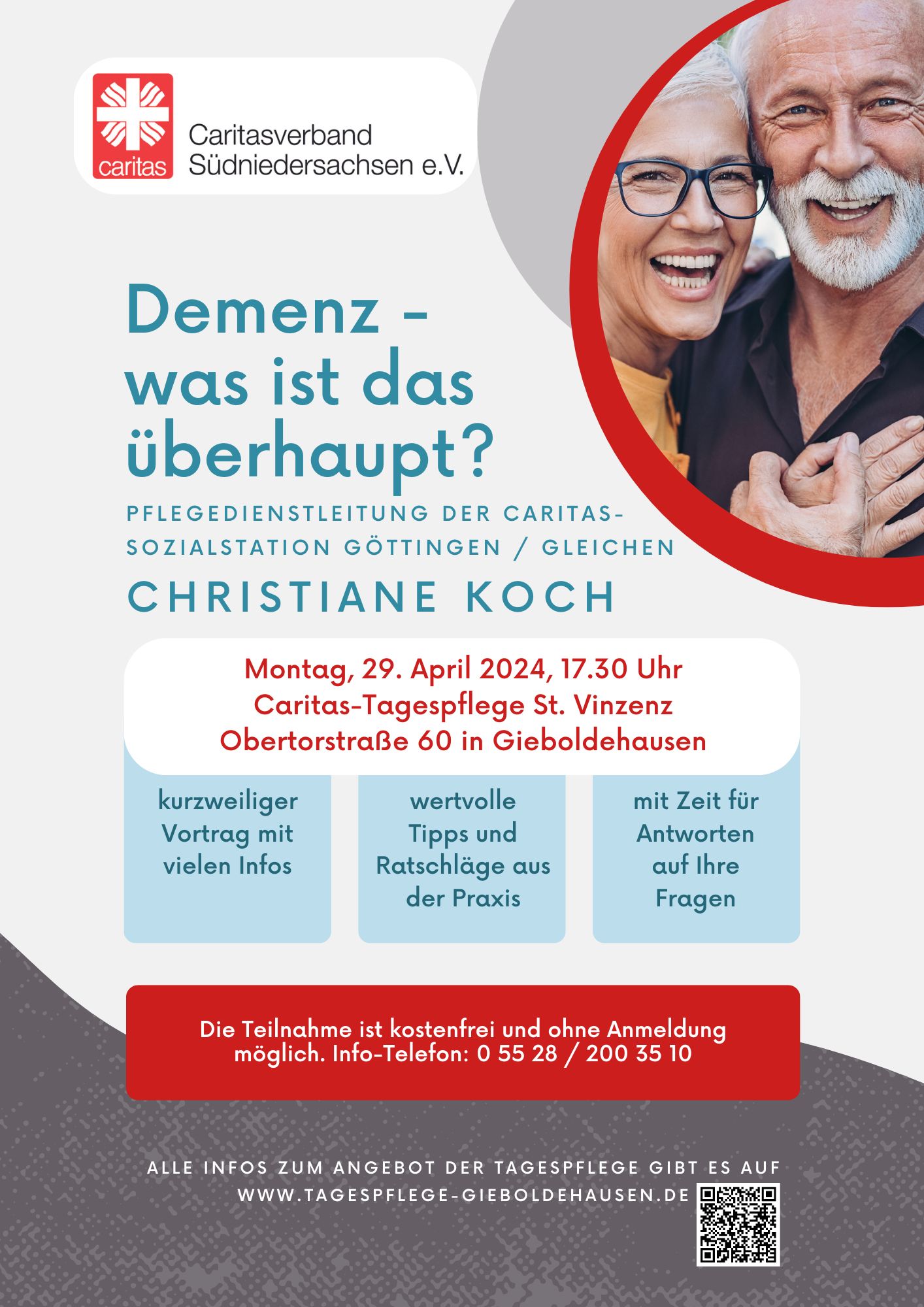 Plakat für Vortrag am 29. April 2024