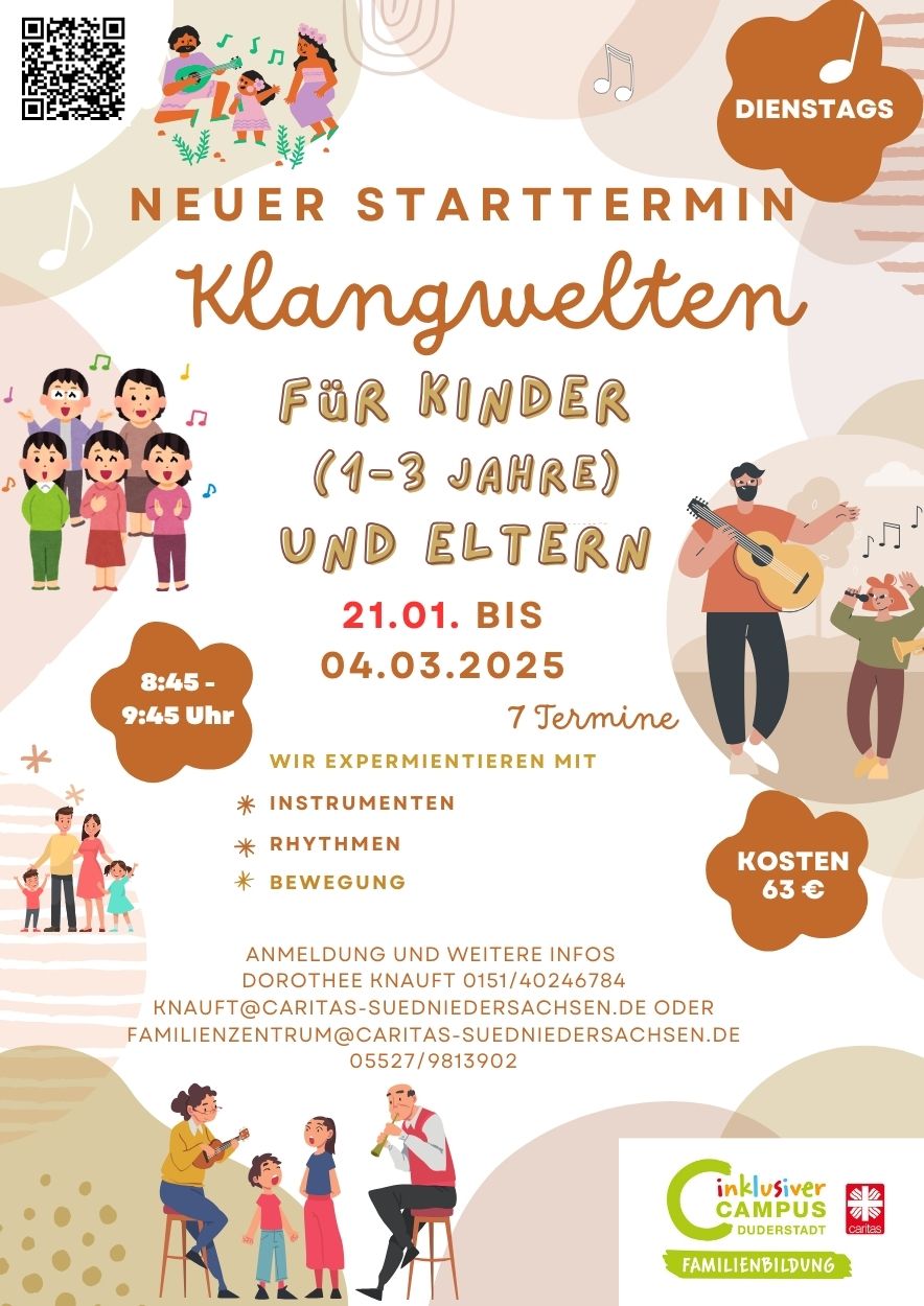 Plakat Klangwelten dienstags