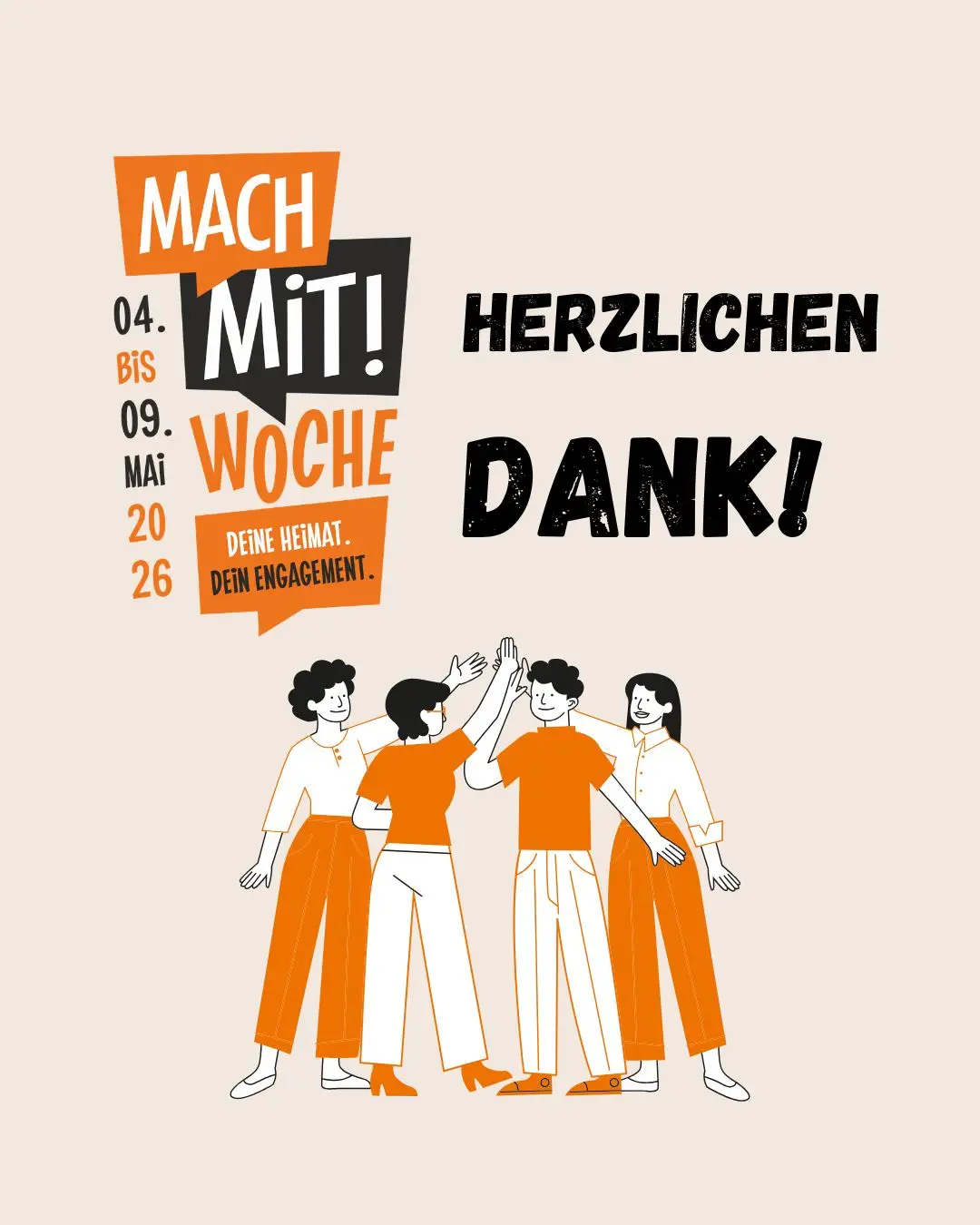 Herzlichen-Dank-Bild im Design der Mach Mit! Woche