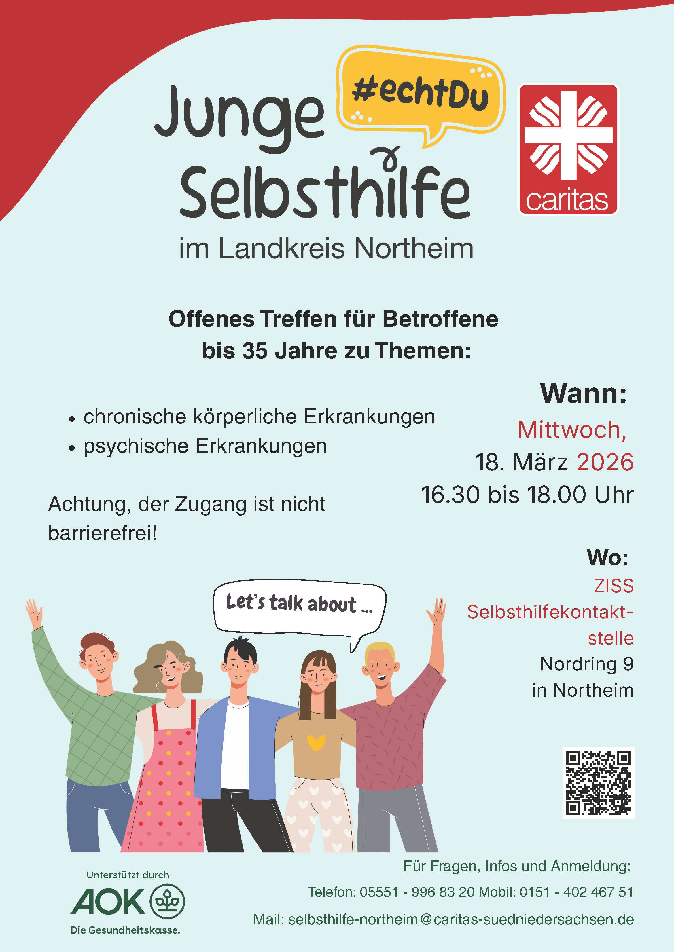 Plakat zum Treffen am 18. März 2026