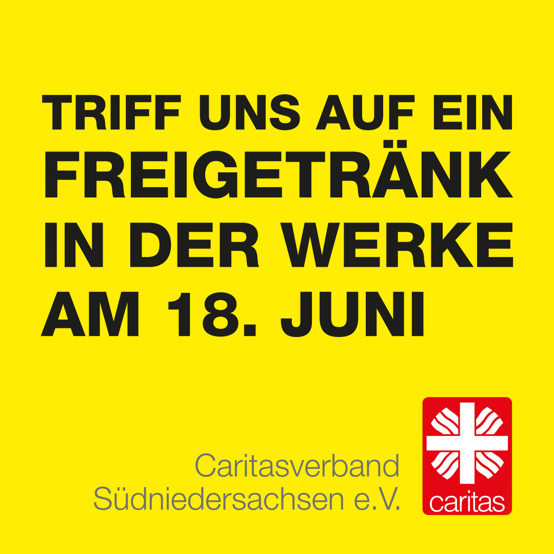 Triff uns auf ein Freigetränk in der Werke am 18. Juni