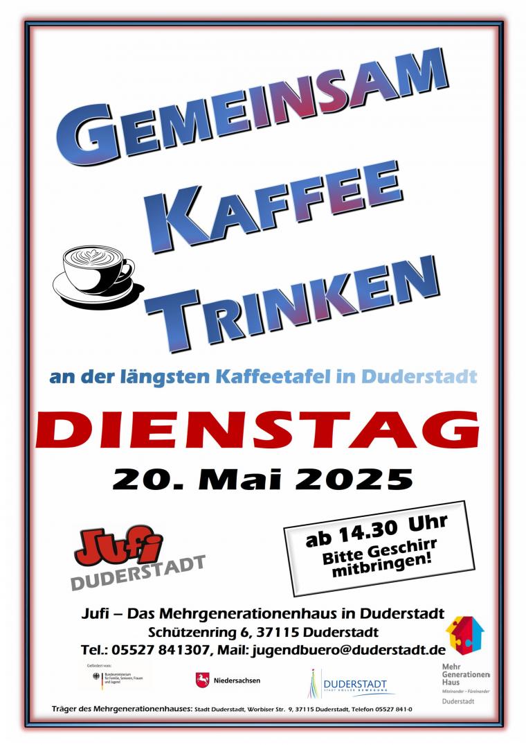 Plakat Kaffeetafel 2025