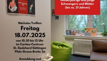 Ankündigung für Jung.Schwanger.Kind am 18. Juli 2025