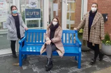 Berichten von reger Nachfrage beim Homeschooling-Projekt (v.l.): Elvira Werner, Melissa Diedrich und Isabel Lubojanski. | Foto: Caritas Südniedersachsen