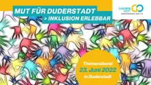 Inklusion und Mut: Themenabend am 23. Juni 2022