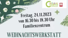 Weihnachtswerkstatt im Familienzentrum Duderstadt