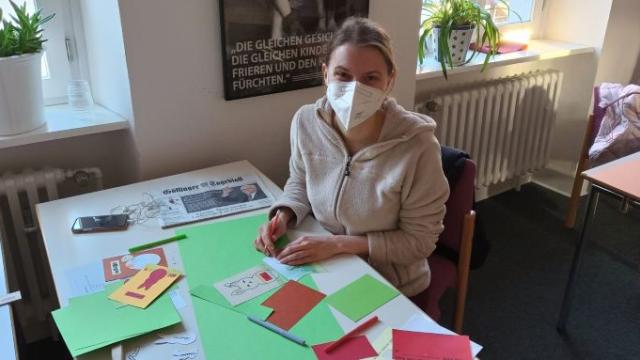 Felicitas Böhm ist als Studierende in der khg aktiv und hat an der Osteraktion teilgenommen. | Foto: Michael Müller / kpg