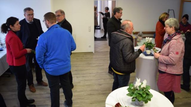 Das ambulante Pflegeteam Gleichen der Caritas Südniedersachsen hat ein neues Zuhause in der ehemaligen Sparkassenfiliale Rittmarshausen erhalten. | Foto: Broermann / cps