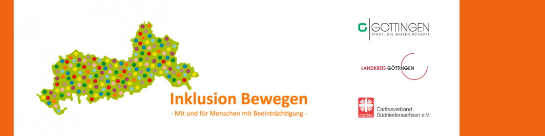 Header-Grafik: Geschäftsstelle "Inklusion Bewegen" für die Stadt und den Landkreis Göttingen